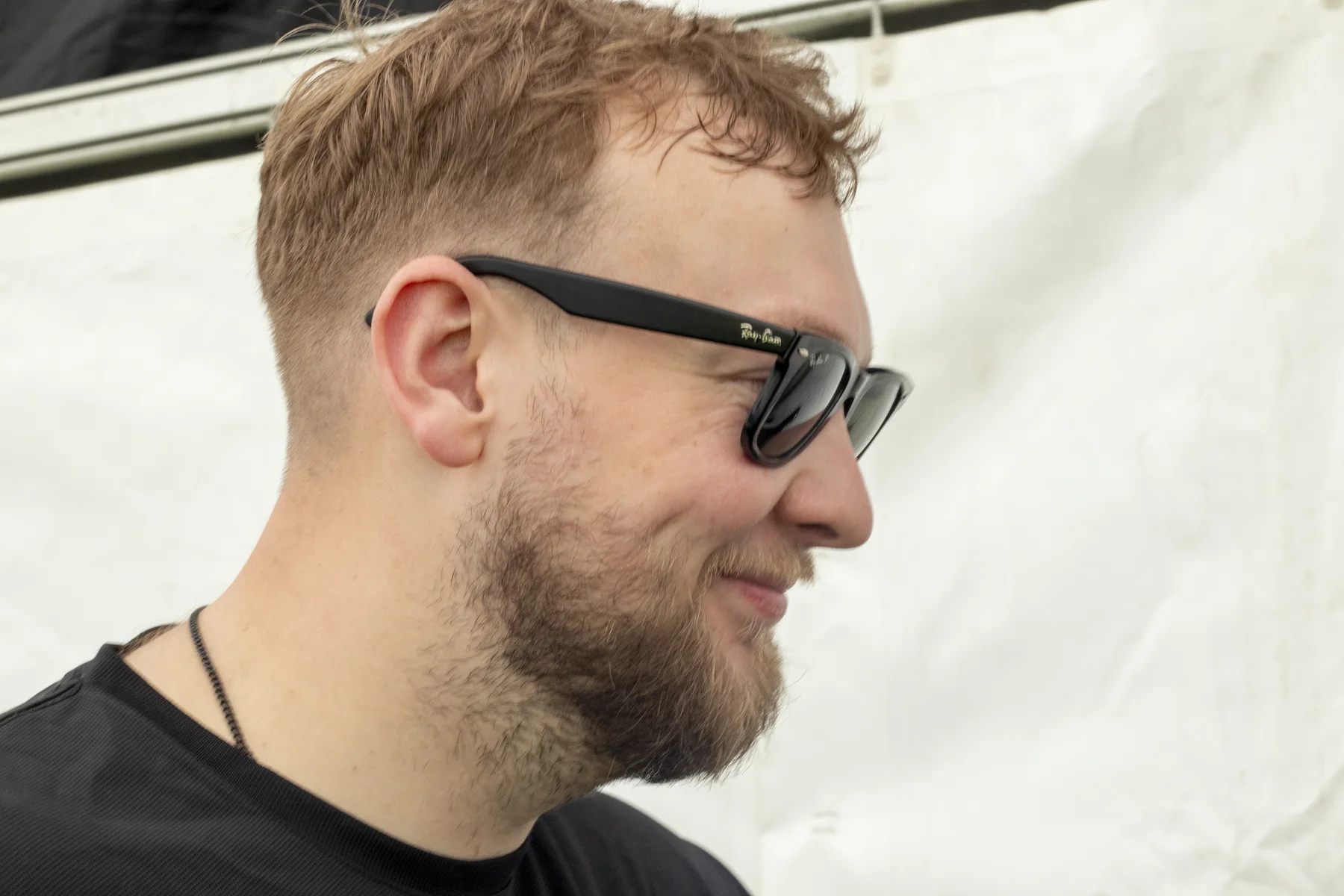 Chris Smith working at an event